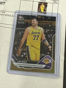 2025-26 Topps Now NBA #5 Luka Doncic Los Angeles Lakers - Gold Foil /50 - Bild 1 von 2