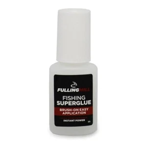 Fulling Mill Spazzola Alta Potenza Su Impermeabile Pesca Supercolla Bottiglia 5G - Foto 1 di 1