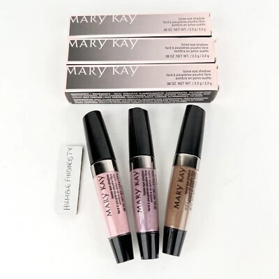 3x Mary Kay Loose Eye Shadow Trio Set Tubes Cashmere Lilac Lace Pink Organza NEW - Image 1 of 4