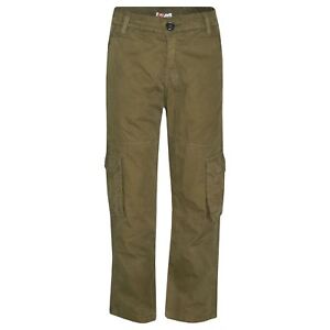 Kids Boys Youth BDU Ranger 6-Pocket Olive Combat Cargo Trouser Fashion Pant 5-13