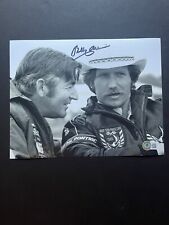 Bobby Allison autographed signed Nascar w/ Earnhardt 8x10 photo Beckett BAS coa