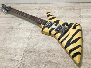 Aria Pro II ZZ Deluxe 2 Chitarra Elettrica Tiger Stripe Funzionante GIAPPONE Buona - Foto 1 di 15