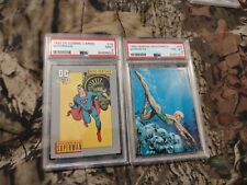 1992  DC Comics Cards #16 Superman - PSA 9 Graded  , 1992 Marvel Namorita PSA 8