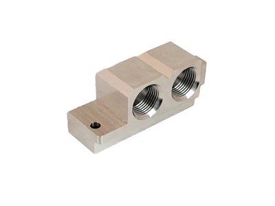 Canton BL22-632 Aluminum Remote Oil Filter Adapter 90 Deg For Chevy LS Pans Blem - Image 1 of 4