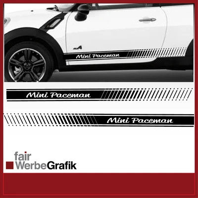 Adesivo / sticker / scritta laterale / decorazione / mini / paceman / #0060 - Immagine 1 di 4