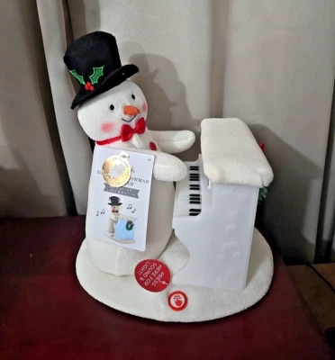 Hallmark 2023 Jingle Pal Sing Along Snowman Plush Piano 20th Anniversary  New - Image 1 of 4
