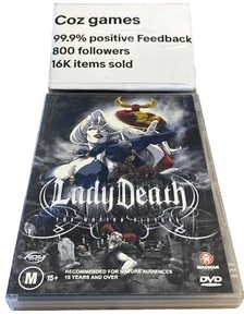 Lady Death The Motion Picture DVD Region 4 PAL Anime MOVIE MADMAN RELEASE - Picture 1 of 4
