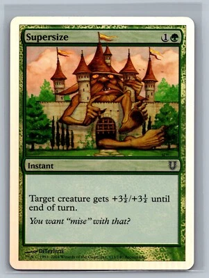 Magic The Gathering Unhinged Supersize #113/140 Foil MTG TCG CCG - Image 1 of 2