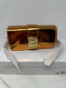 Brandon Blackwood Medium Nia Metallic Orange Bag  - Picture 1 of 9