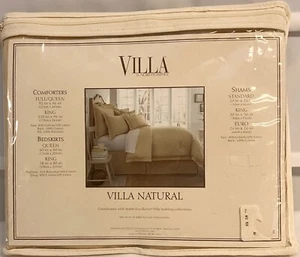 Noble Excellence Villa natürliche Baumwolle Leinenmischung Euro Schein Kissenhülle Neu in Verpackung! - Bild 1 von 3