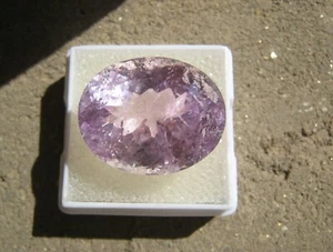 KUNZITE PINK LARGE GEM 54 CARATS AFGHANISTAN GEMSTONE AFGHAN BIG OVAL CUT VS NEW - Picture 1 of 7