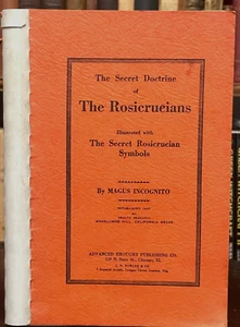 SECRET DOCTRINE OF THE ROSICRUCIANS - Atkinson, 1967 ROSY CROSS MYSTERIES OCCULT - Imagen 1 de 12