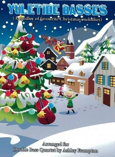 Yuletide Basses for Double Bass Quartet, Christmas Medley - Image 1 of 1