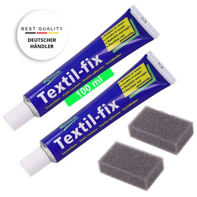 Textilkleber 100ml – Waschmaschinenfest, Wasserfest & Transparent für Jeans  - Bild 1 von 4