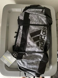 Adidas Defender IV Duffel Bag GRAY | BLACK SM - Picture 1 of 4