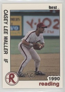 1990 Best Reading Phillies Casey Waller #19