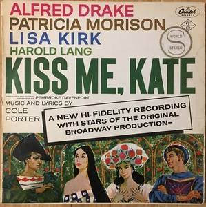 ALFRED DRAKE / PATRICIA MORISON in Cole Porter's "Kiss Me Kate" NZ CAPITOL VG++ - Picture 1 of 2