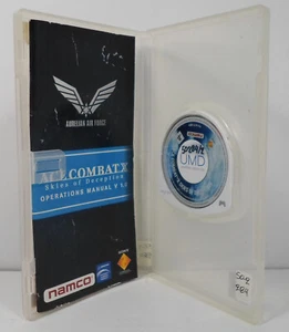 SONY PSP PAL EUROPE ACE COMBAT X SKIES OF DECEPTION UMD DISC & MANUAL VIDEO GAME - Picture 1 of 11