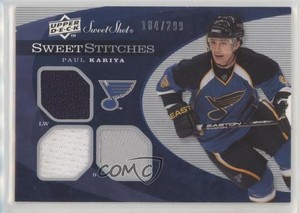 2007-08 Upper Deck Sweet Shot Sweet Stitches /299 Paul Kariya #SST-PK HOF
