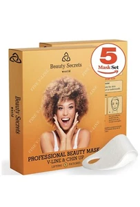 Double chin mask – Chin lifting – V Lifting – V Face mask – 5 Facial Patches - Picture 1 of 7