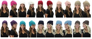 Sunshine & Rodeos Winter Fall Toboggan Knitted Acrylic Western Skully Beanie Hat - Picture 1 of 4