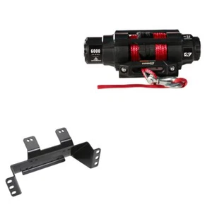 Viper 6000lbs V3 Winch Red Rope With Mount For Polaris Ranger Crew 500 2011-2013 - Picture 1 of 3