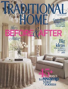 TRADITIONAL HOME Magazine - February/March 2015 / Timeless Designs / 124 Pages - Picture 1 of 2
