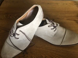 Herren Größe 13 Clarks Exton Kappe Wildleder Oxford-Schuhe - Bild 1 von 7
