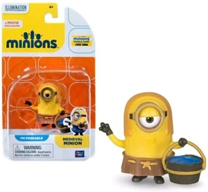 Despicable Me Minions Posable Medieval Minion con cubo Nuevo - Imagen 1 de 1