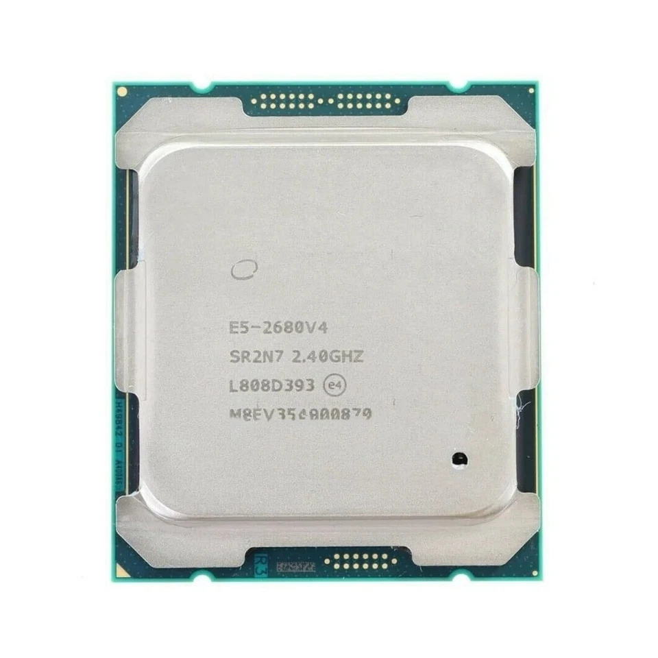 🧠 Intel Xeon E5-2680 v4 Processor - 14 Cores / 28 Threads - 3.3GHz LGA 2011-3 - Image 1 of 1