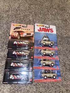 Hot Wheels Jaws Premium Lot Of 8 Car Culture Forza - Picture 1 of 4