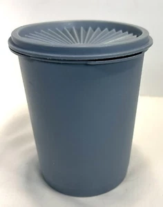 Vintage Tupperware Servier Kanister #811-13 blau Vorratsbehälter - Bild 1 von 3