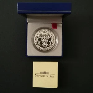 COFFRET 10 FRANCS BE 2000 ARGENT 900‰ ECU D'OR DE SAINT LOUIS 1877 Ex. FRANCE SI - Picture 1 of 6