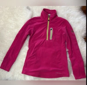 Pullover Eddie Bauer para mujer 1/4 cremallera polar polar cuello falso rosa talla XS - Imagen 1 de 6