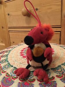 Jellycat Dingly Dangly Red Squirrel Acorn Velour Soft Plush Stuffed Toy 4"