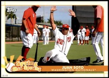 Juan Soto 2020 Topps Opening Day Spring has Sprung 5x7 #SHS-19 16/49 Nationals