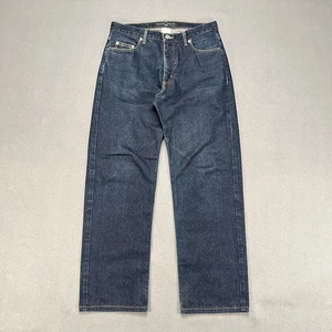 Vintage 90s Guess Jeans Relaxed Taper Made In USA 31x29 Blue Denim Dark Wash Vintage - Bild 1 von 7