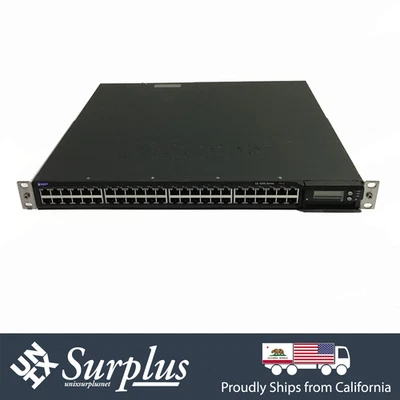 1GB RJ45 48 Port 8x PoE EX4200-48T Juniper L3 Gigabit Ethernet Switch, 2x PSU - Image 1 of 4