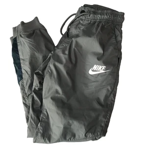 Nike Pants Boys Medium Joggers Track Windbreaker Gray Blue Sweatpants Athletic - Picture 1 of 12