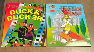 2 VTG Looney Tunes Daffy Duck Bugs Bunny Coloring & Activity Books Landolls 1996 - Imagen 1 de 2