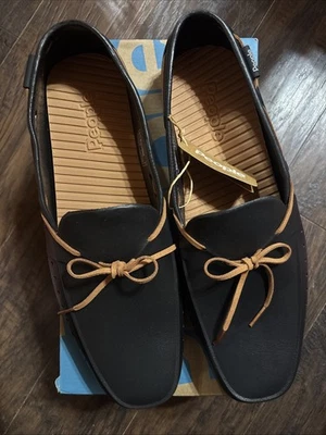 New People Footwear Black Men’s Loafers The Senna Size 12 - Image 1 of 3