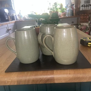 3 x Buchan Portobello Scotland vintage Pottery Tankard Mug-13cm High- 70/20 M4 - Picture 1 of 14