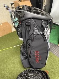 Vessel Player V GOATED Stand Bag (BLACK, 14-WAY) NEW WITH TAGS - Picture 1 of 9