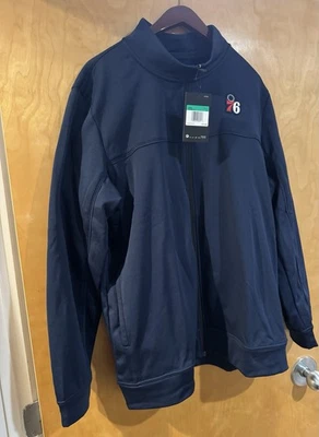 Nueva Chaqueta Nike NBA Philadelphia 76ers Cremallera Completa Para Hombre XL Azul Marino CW3665-410 Sixers Foto 1 de 4