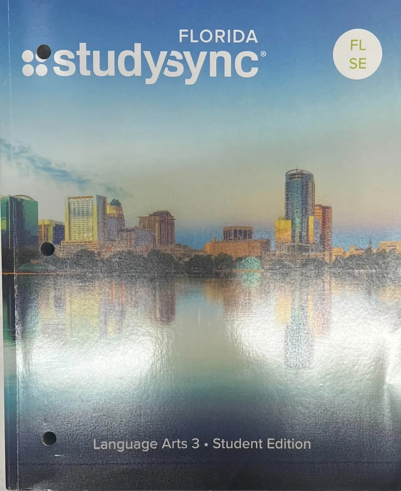 Grade 8 Study Sync Florida Language Arts 3 Student Edition 2026 Units 1-6 - Image 1 of 1