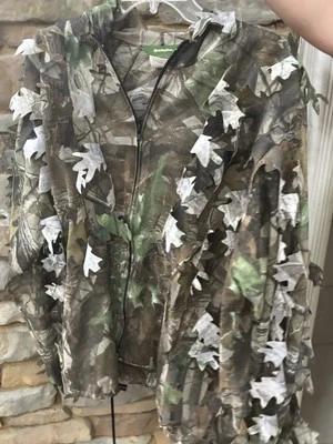 Remington Hunting Camo 3-D Leafy Bug Tamer Hooded Zip Jacket MENS L/XL - Image 1 of 4