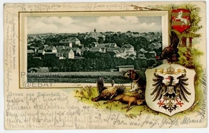 Vintage 1904 Postcard Germany Gruss Zellerfeld Panoramic Posted Photograph Photo - Picture 1 of 2