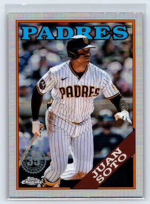 2023 Topps Chrome Update Juan Soto 1988 Topps Baseball #88CU-3 San Diego Padres - Image 1 of 2