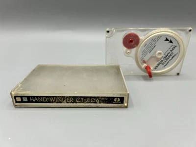 Cinta de casete realista bobinadora manual 44-223 con estuche OEM - ¡Funciona! Foto 1 de 4