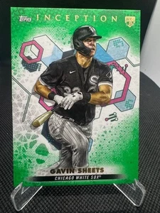 2022 Topps Inception GAVIN SHEETS Green Parallel RC Rookie #58 White Sox - Picture 1 of 2